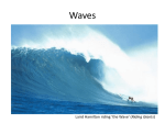 Waves are moving energy