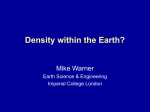 How accurately can we measure density within the Earth?
