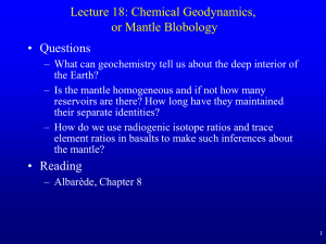 Chemical Geodynamics