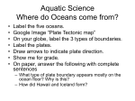 Aquatic Science Where do Oceans come from?