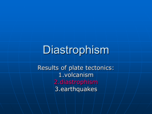 Diastrophism