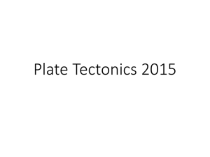 Plate Tectonics 2015