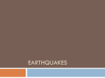 Earthquakes