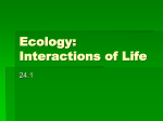 Ecology: Interactions of Life