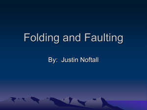 Folding and Faulting Powerpoint