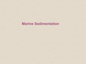 Chapter 4 Marine Sedimentation