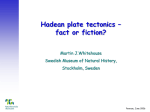 Hadean plate tectonics