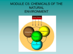 module c5: chemicals of the natural environment