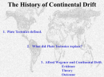 History of Continental Drift, part 1