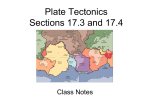 Theory of Plate Tectonics PowerPoint