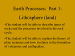 Earth Processes Part 1: Lithosphere