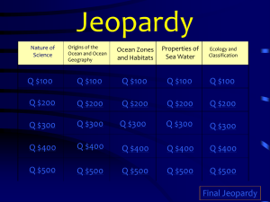 MS Midterm Jeopardy Review Game