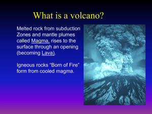 Volcanoes - Helena High School