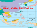 Indonesia, Japan, Korea