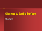 Changes to Earth`s Surface