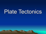 Detailed plate tectonics