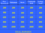 Geology Unit Jeopardy Part 2