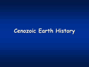 Cenozoic Earth History