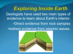 Exploring Inside Earth