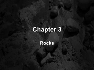 Chapter 3 Rocks