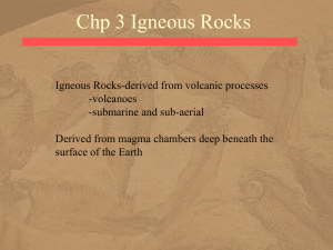 Igneous Rocks - FacultyWeb Support Center