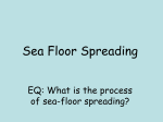 Evidence for Sea-Floor Spreading