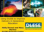 Using DLESE to Improve Delivery in Geoscience Education