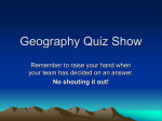 Unit 1 Review Game - mr. clark`s guide to geography