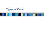 Types of Crust