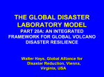 an integrated framework for global volcano disaster resilience