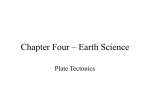 Chapter Four – Earth Science
