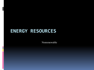 Energy Resources