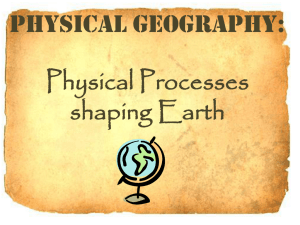 Physical processes vocabulary