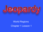 Chapter 1 Lesson 1 Jeopardy Review