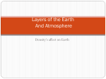 Layers of the Earth (Density`s affect on Earth)
