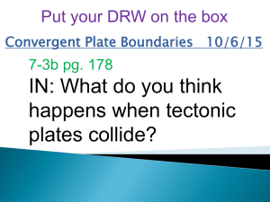 Convergent Boundaries