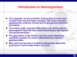 Introduction to Geomagnetism