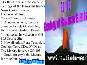 GeologyIntroduction - University of Hawaii