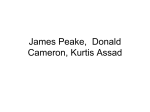 James Peake, Kurtis Assad Donald Cameron