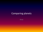 Comparing planets - Stijn Eikelboom webdevelopment