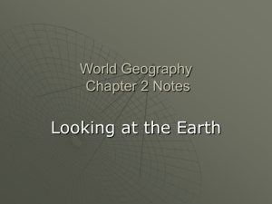 World Geography 2007 Chapter 2 Notes