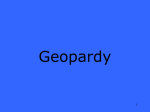 Geopardy - Fort Bend ISD