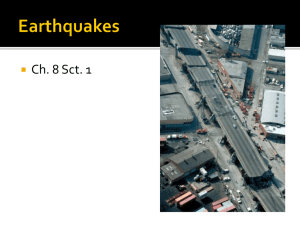 Earthquakes