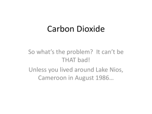 Carbon Dioxide & Lake Nios
