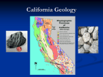 California Geology - Etna FFA Agriculture