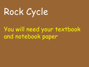 Rock Cycle - Cobb Learning