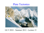 Plate Teconics - FAU-Department of Geosciences