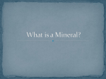 Minerals - Cobb Learning
