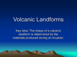 Volcanic Landforms