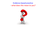 Evidence-based practice - Creative Teaching Framework
